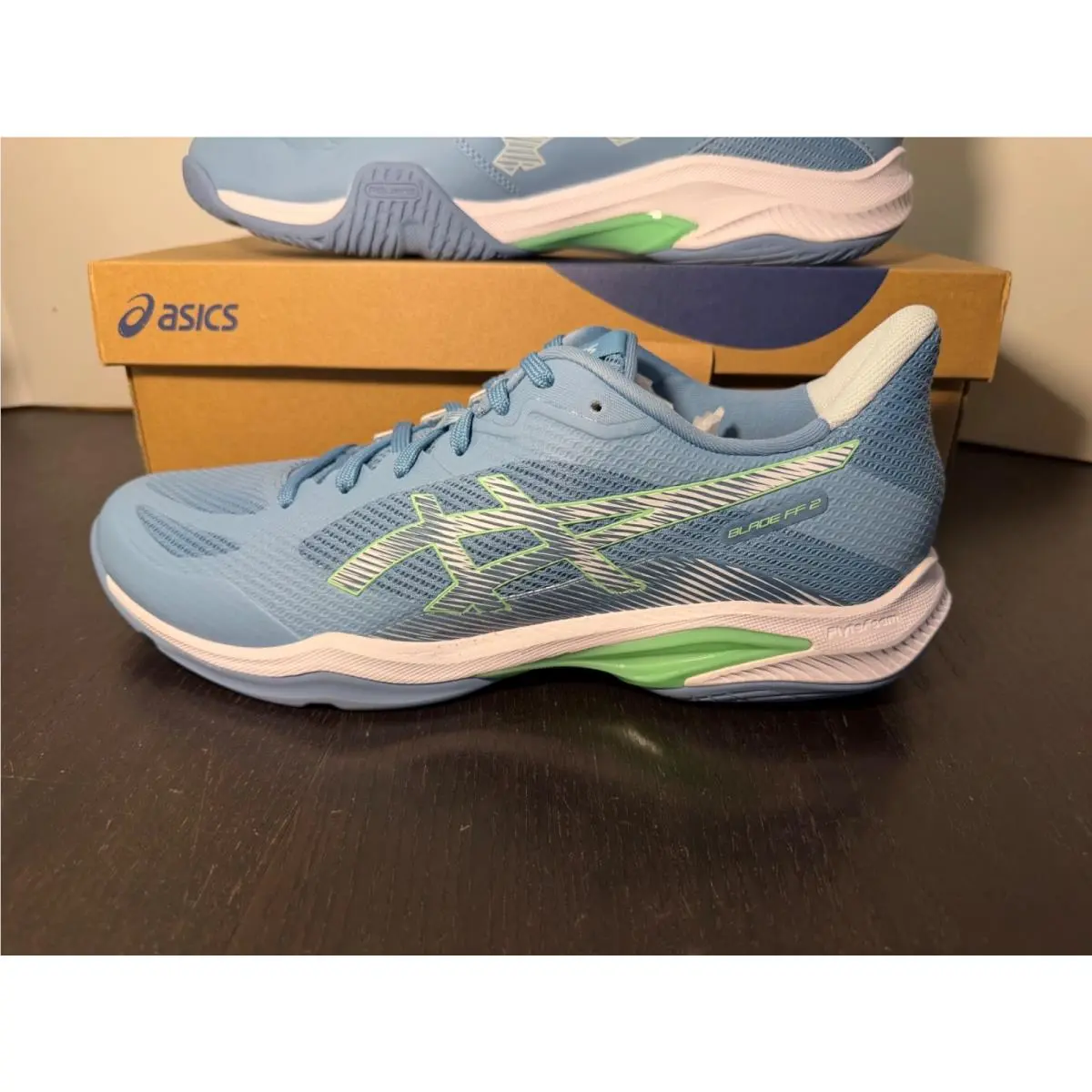 Asics shoes - Asics Blade FF 2 - Blade - Blue, Green, White 6