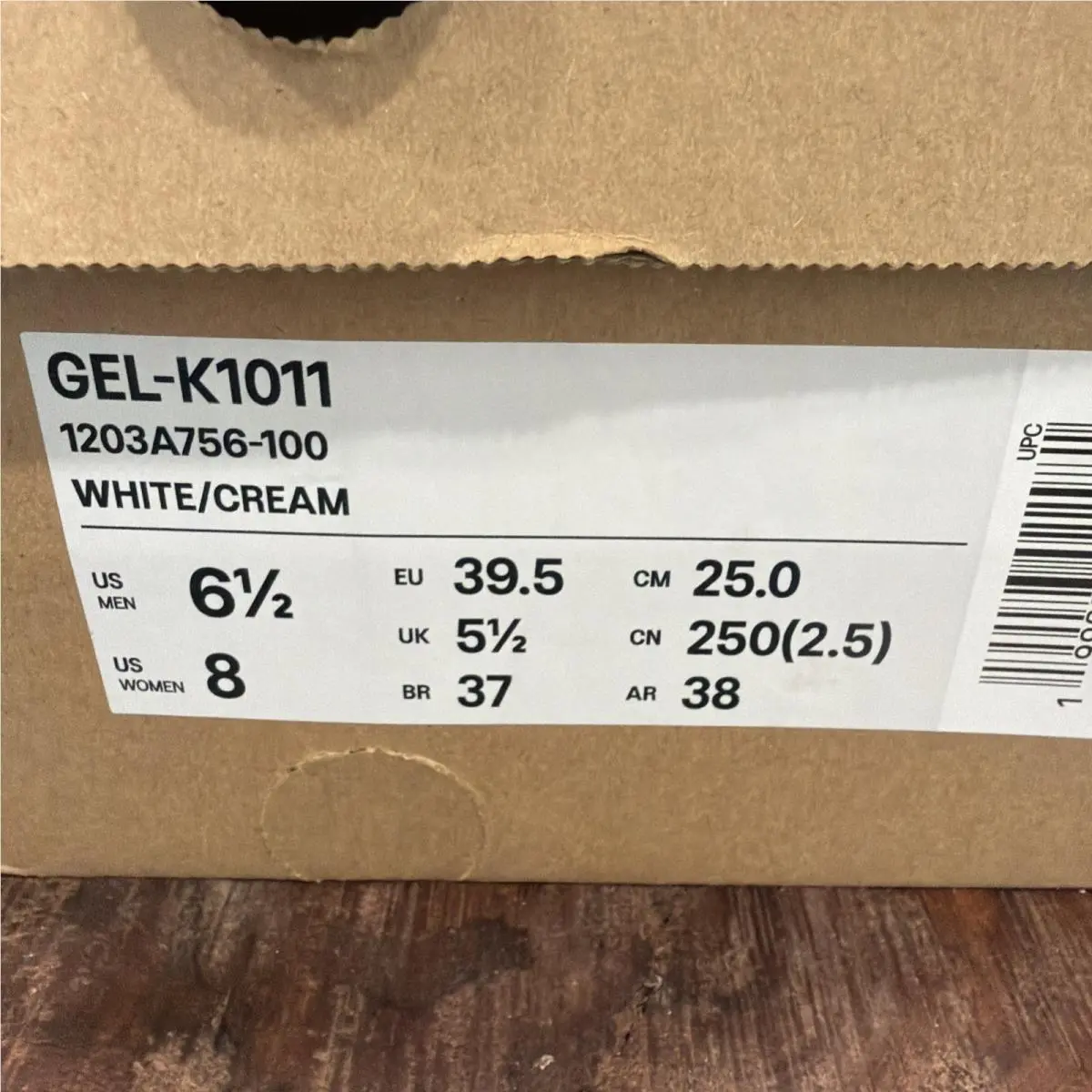 Asics shoes - asics gel-k1011 - 1203A756-100 - White 7