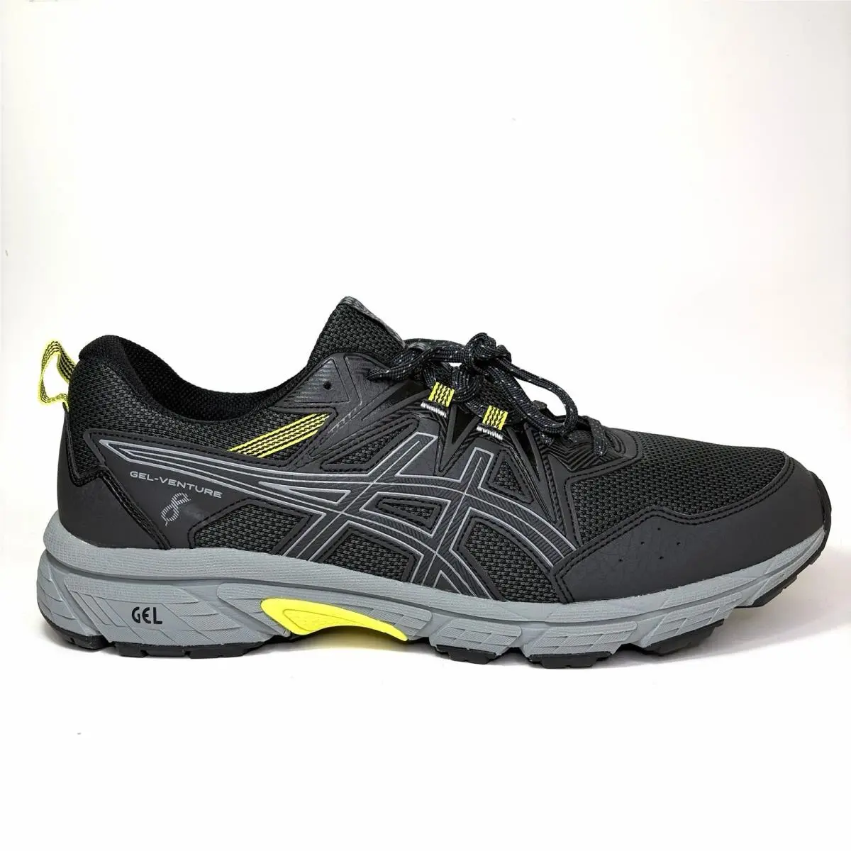 Gel-venture 8 Men`s Size 15 Hiking Trail Running Grey Shoes by Asics