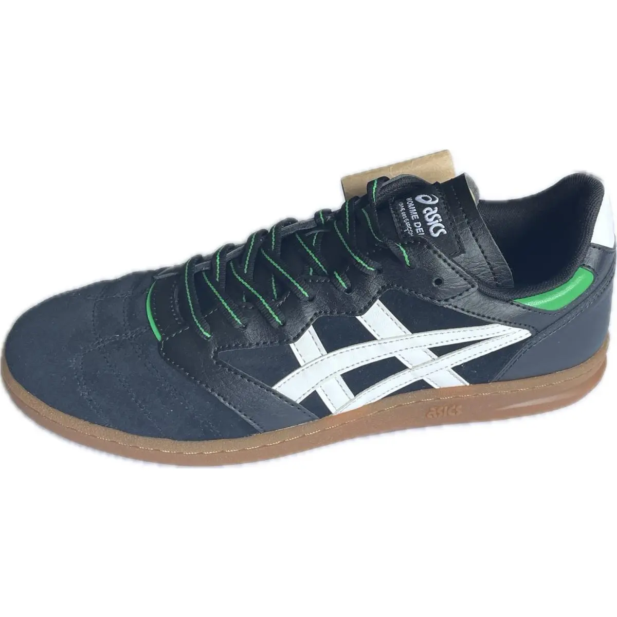 Asics shoes - ASICS HOMME DEUX - HOMME DEUX - 1203A832-001 - Black/white/green, Main: Black, Green 2