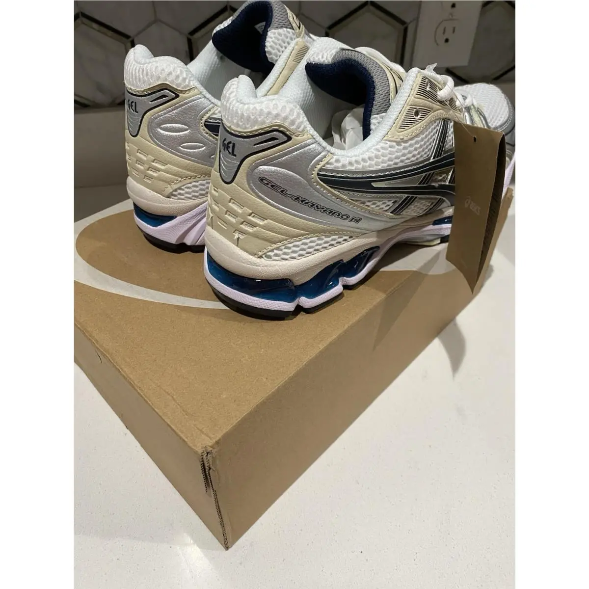 Asics shoes - White/Silver/Black 1