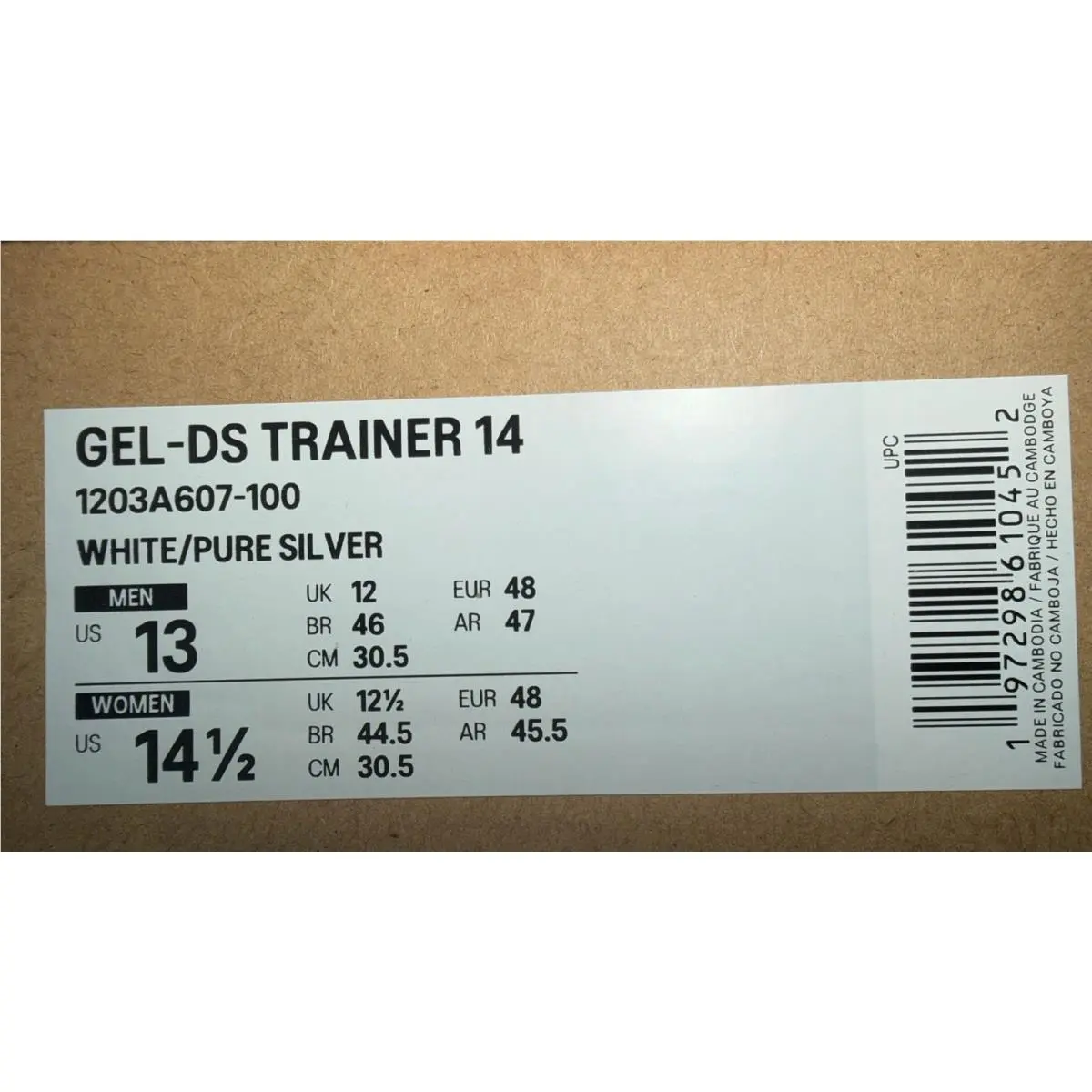 Asics shoes - ASICS GEL-DS Trainer - Trainer - 1203A607-100 - Colorway 8