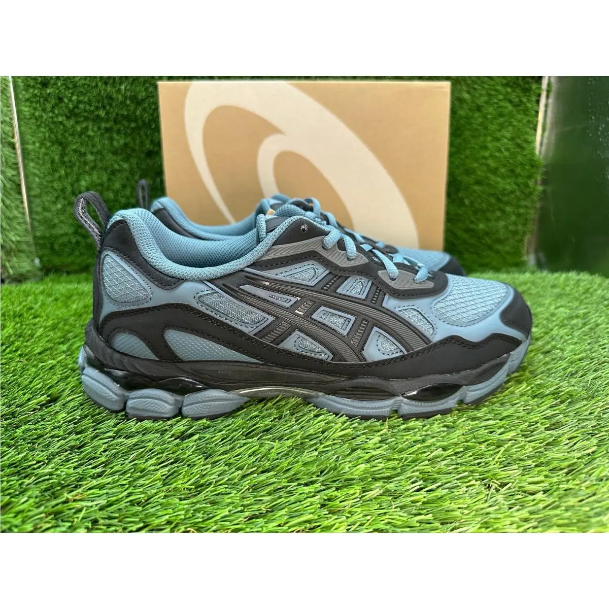 Asics Gel-nyc Rgd 1203A735-021 Athletic Sneaker Men`s 8.5 Blue Leather Training