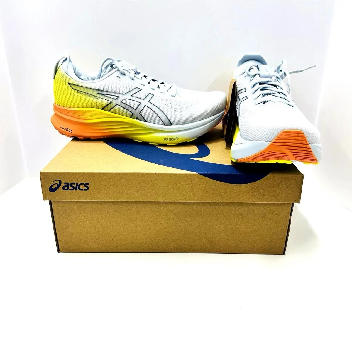Asics Gel-kayano 32 Mens Running Shoes - Sky/lemon Spark - US Size 9.5