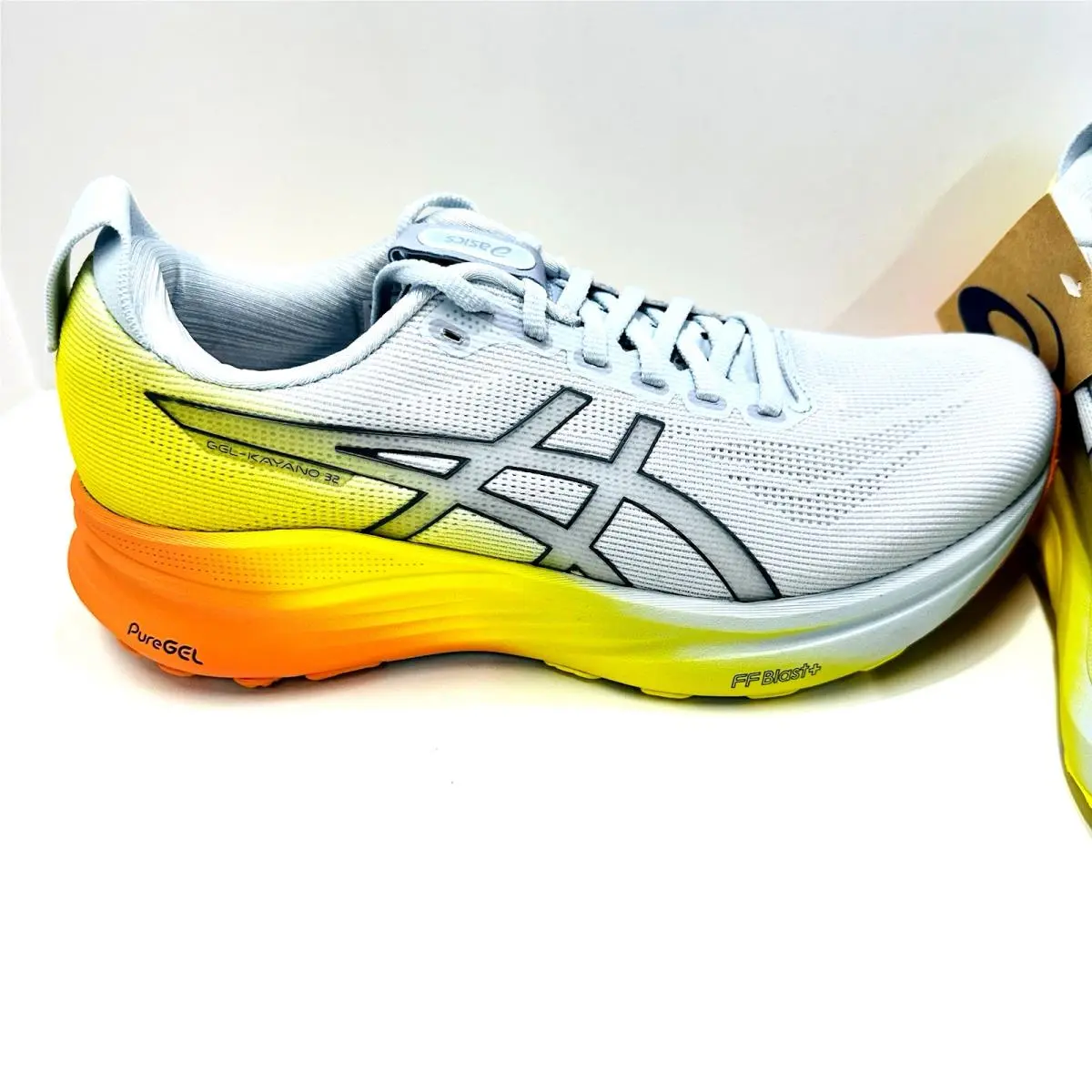 Asics shoes - ASICS Gel Kayano - Gel Kayano - 1011C284-400 - White, Yellow, Orange (UPC: 199023145734) 4