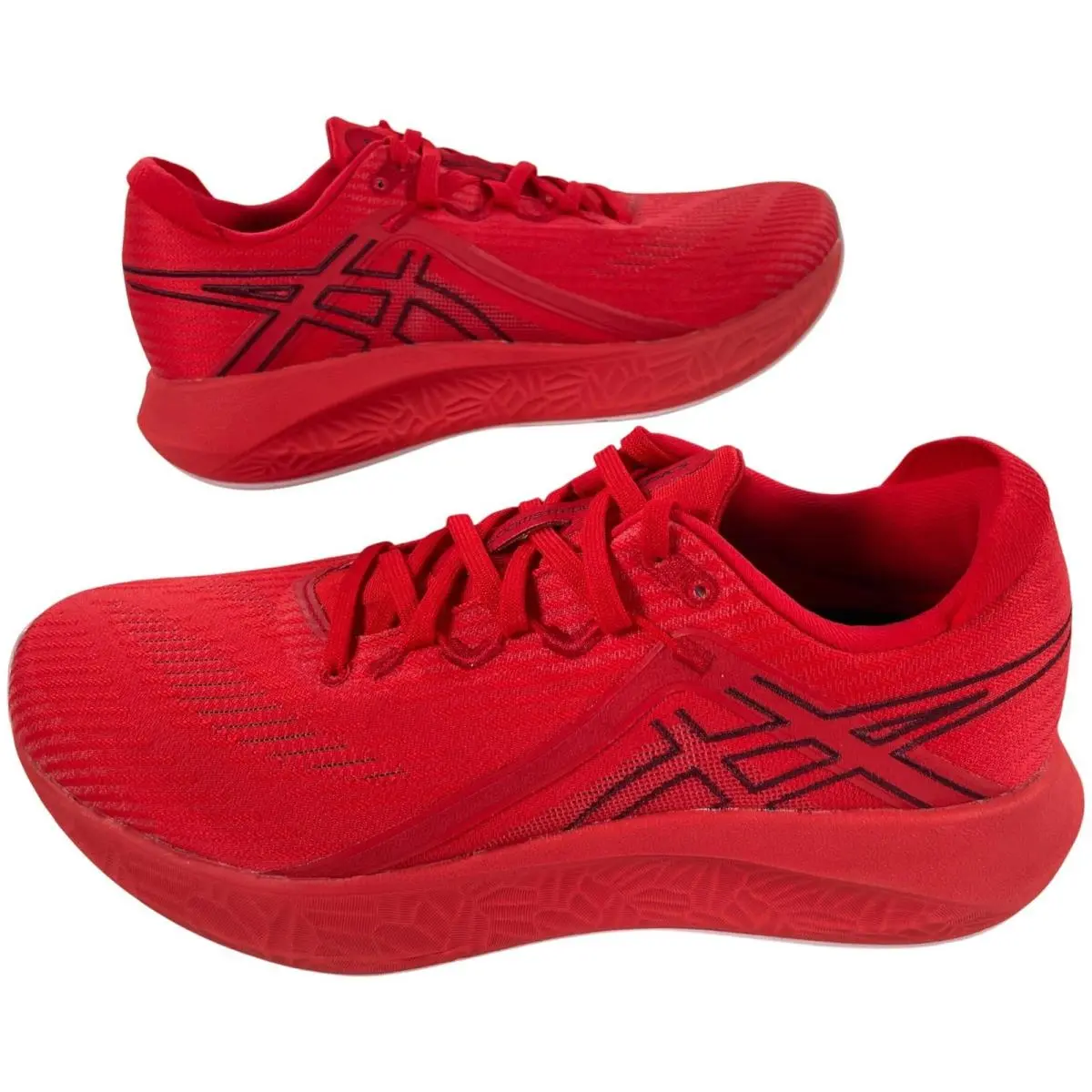 Asics Bloomstride Running Shoes Speed Red Gym Athletic Rare Women`s Size 9.5