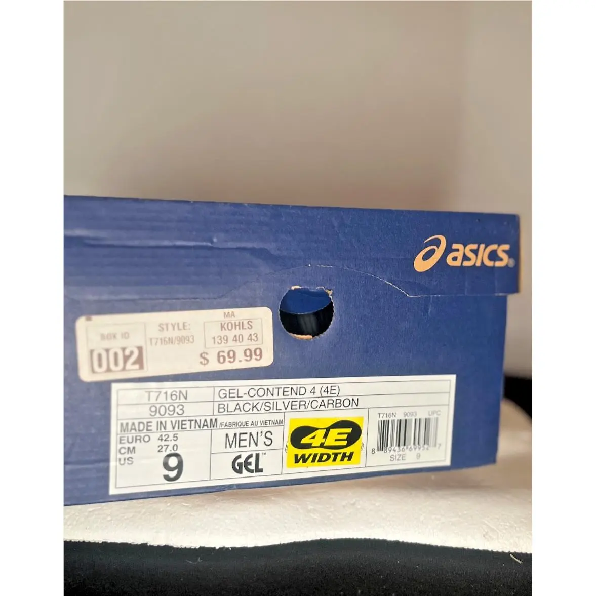 Asics shoes - ASICS GEL-Contend 4 - T716N - Black 16