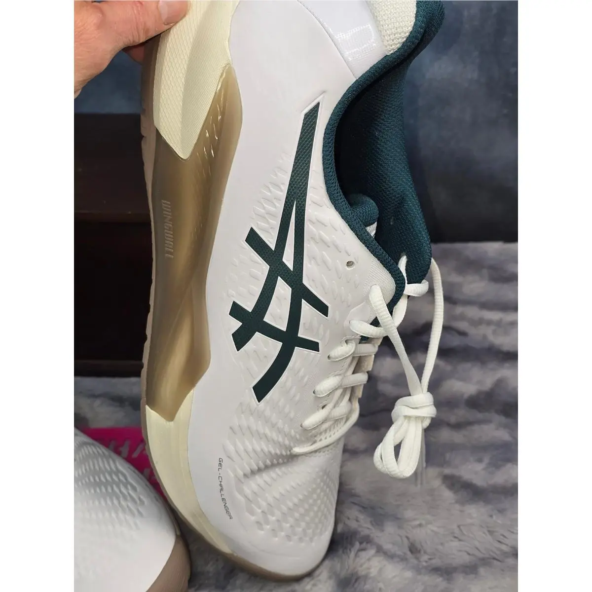Asics shoes - ASICS GEL-Challenger 14 Clay - Clay - Court athletic - White 4