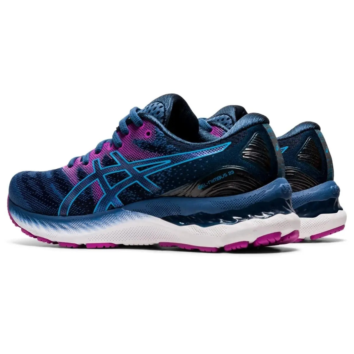 Asics shoes - ASICS GEL-Nimbus (R) 23 - 1012A885-402 - Grand Shark/Silver Aqua (UPC: 194851674203) 2