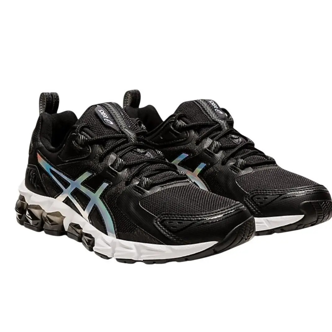 Asics Gel-quantum 180 Women Black Iridescent Sneakers 8.5 Gym Walking