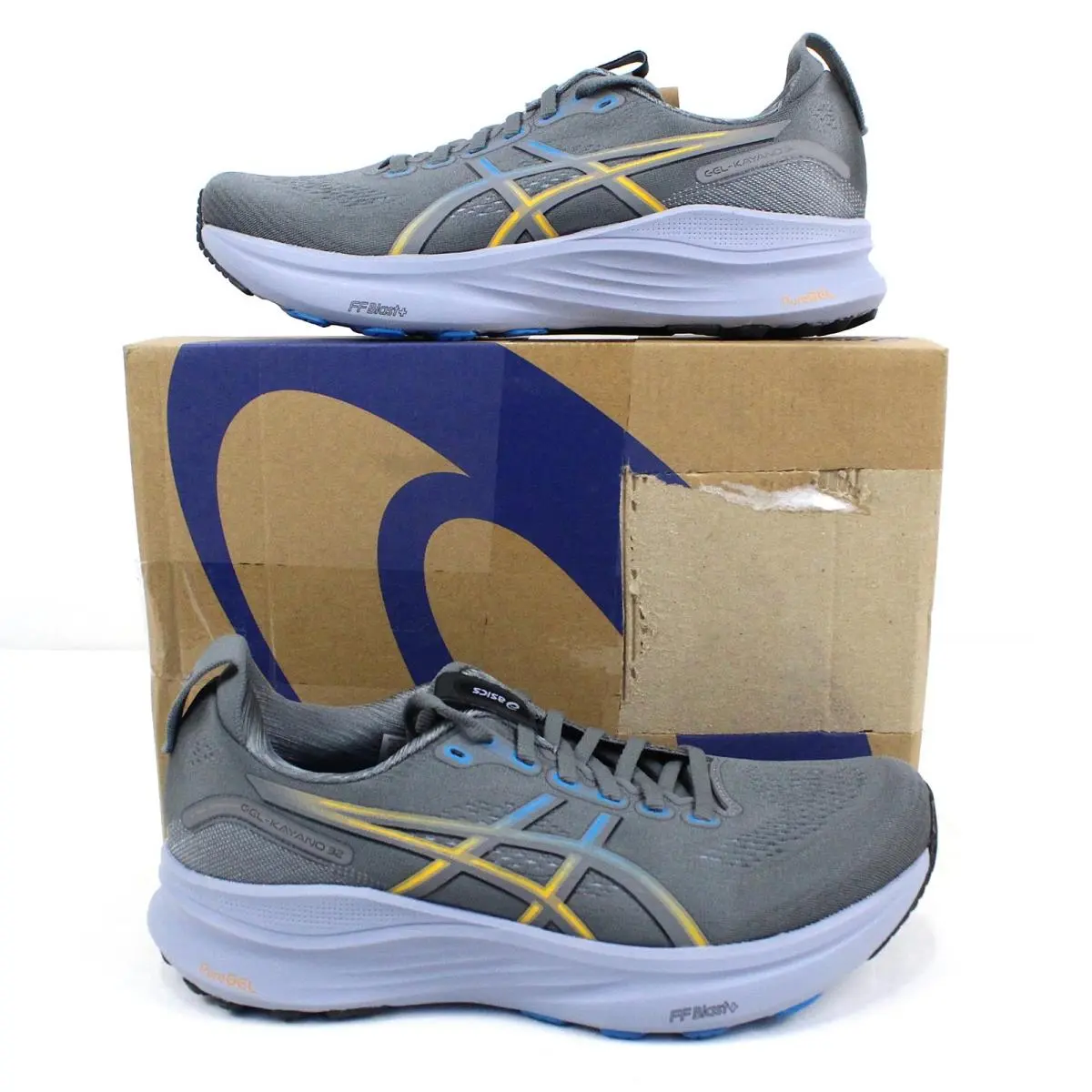 Asics Gel-kayano 32 Running Shoes Steel Grey/aegean Blue - Size 8 1011C052-022