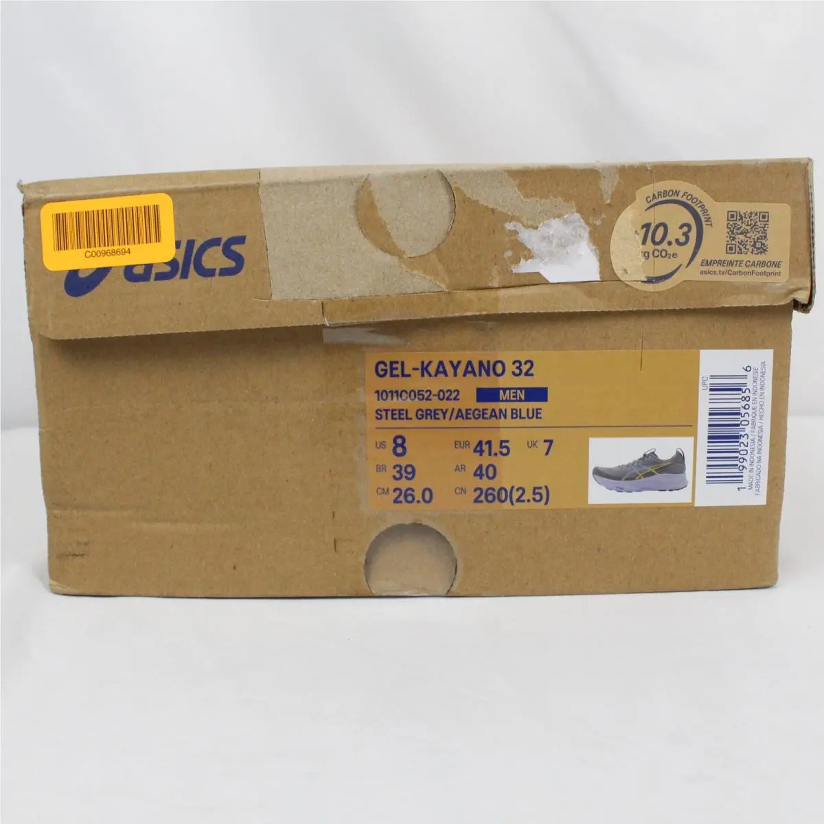 Asics shoes - 1011C052022 - 1011C052-022 - Gray (UPC: 199023056856) 6
