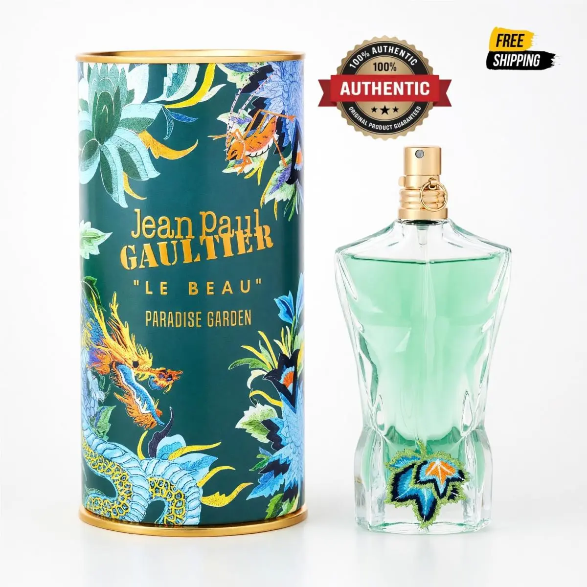 Le Beau Paradise Garden 2.5oz Edp Spray Men by Jean Paul Gaultier