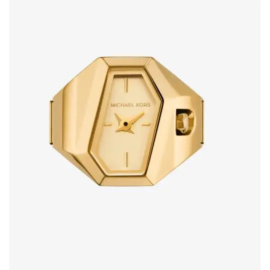 Suri Gold-tone Ring Watch 21mm Case Women`s Watch MK7613 by Michael Kors