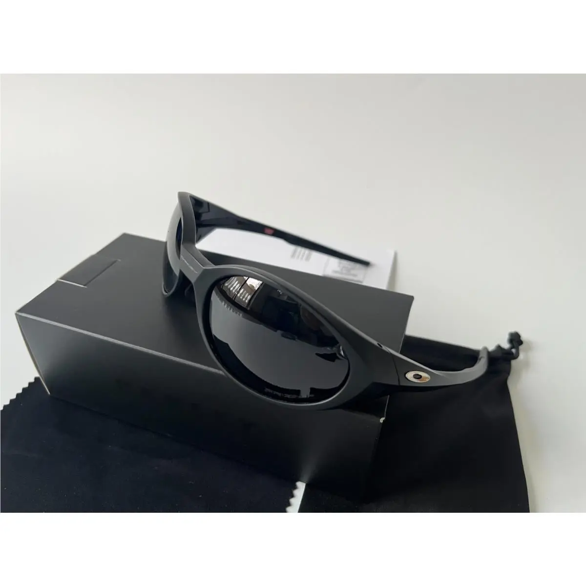 OO9438 Eye Jacket Matte Silver Frame/silver Prizm Polarized Lenses Black Frame/Black Lens by Oakley