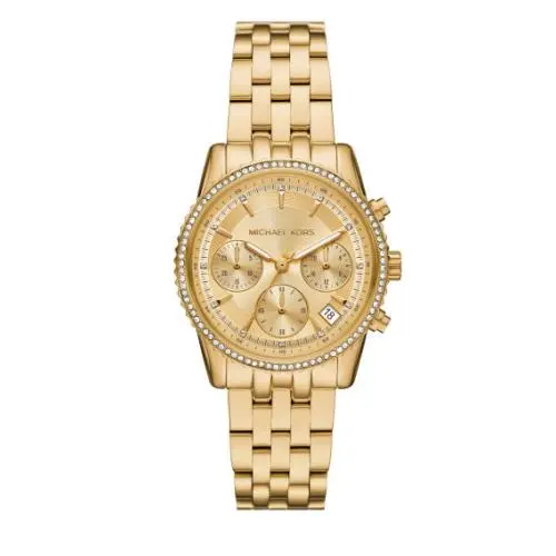 Bryant Gold Dial Strap Women`s Watch MK7530 by Michael Kors