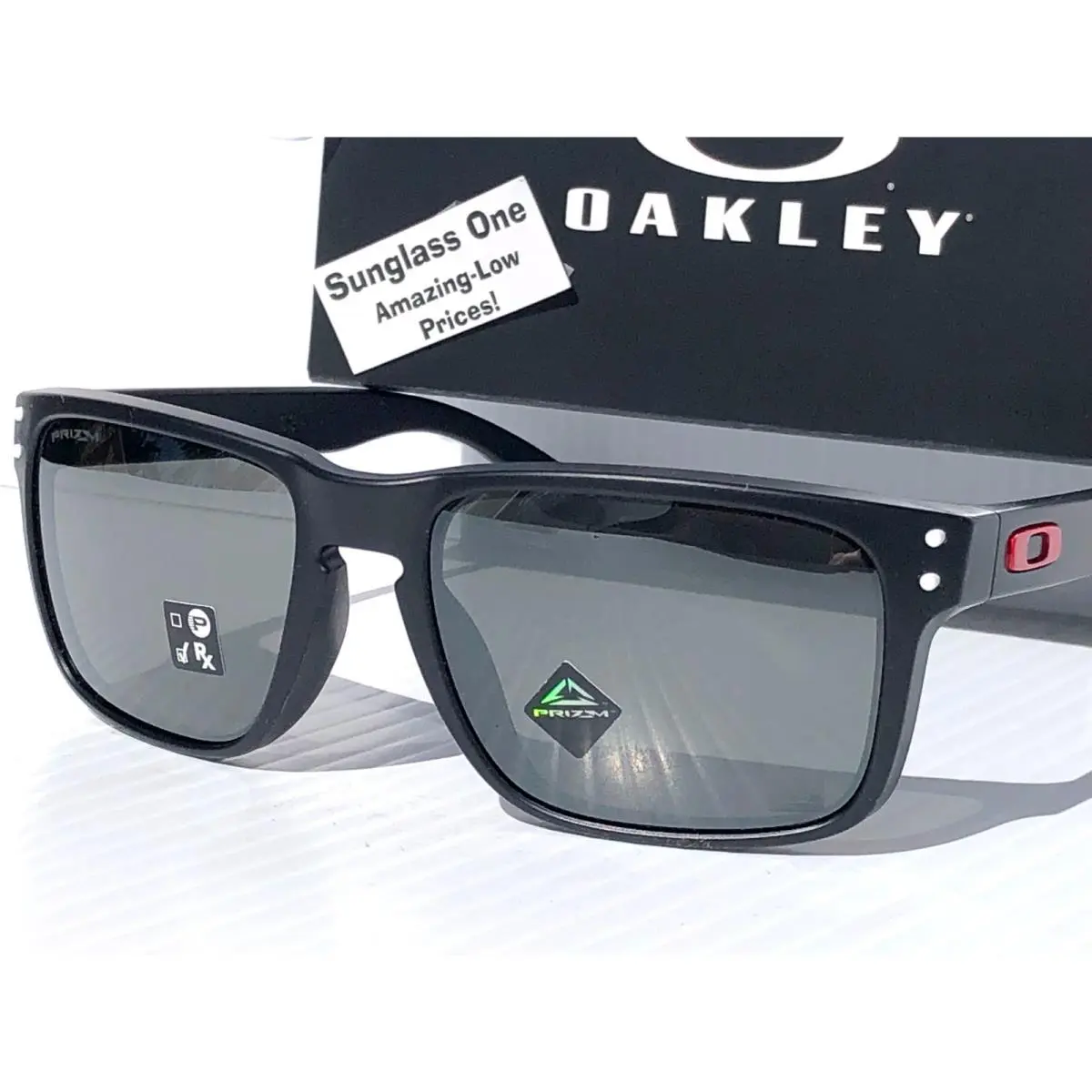 Nfl Oakley Holbrook York Giants Matte Black Prizm Black Sunglass 9102-N2