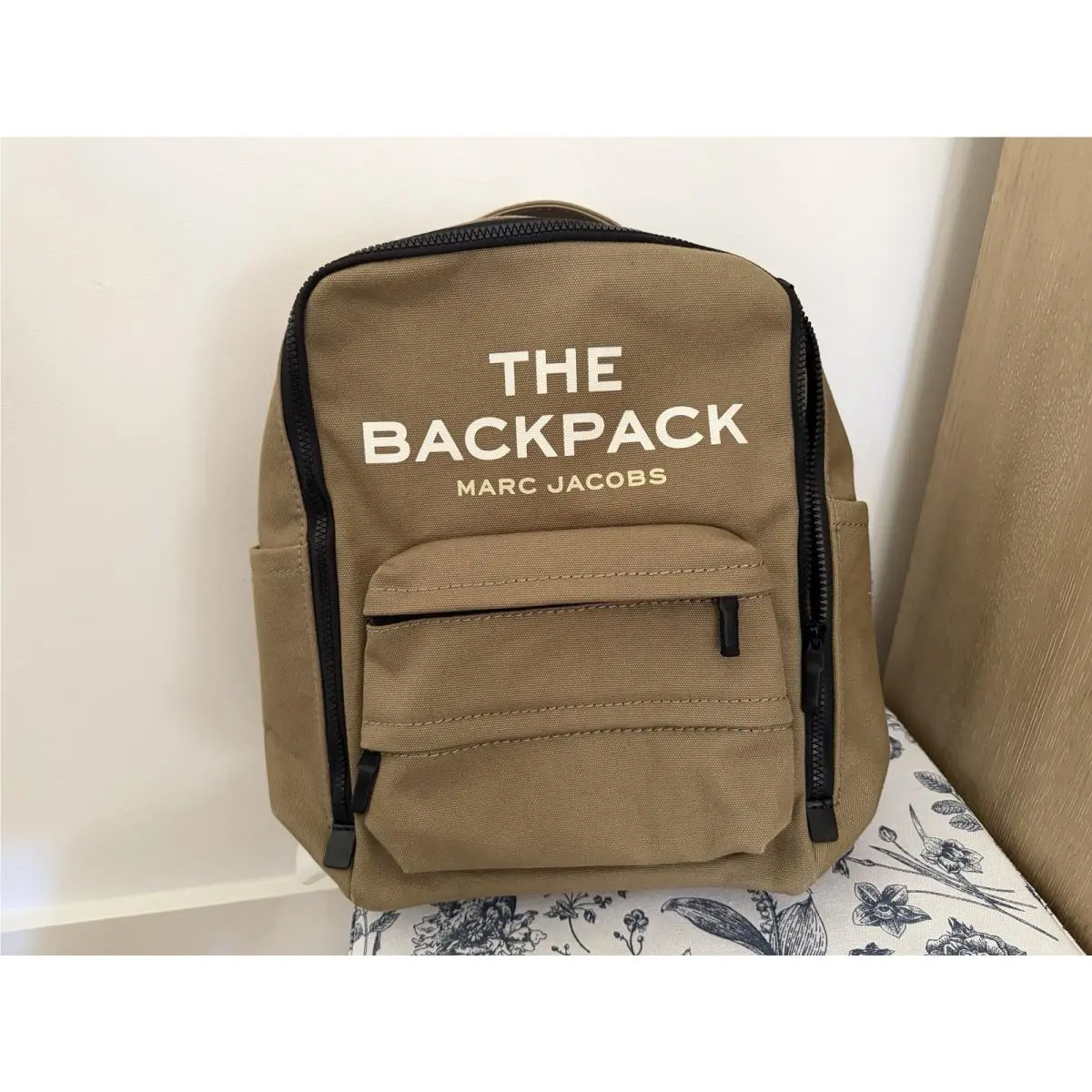The Backpack Slate Green H301M06SP21-372 Canvas Medium Backpack by Marc Jacobs