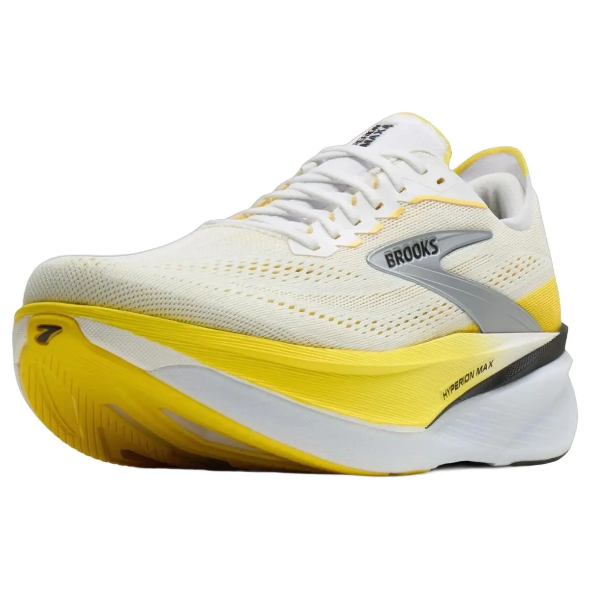 Brooks shoes - Brooks Hyperion Max 4 - Hyperion Max - 1104981D197 - White/Yellow/Black 5