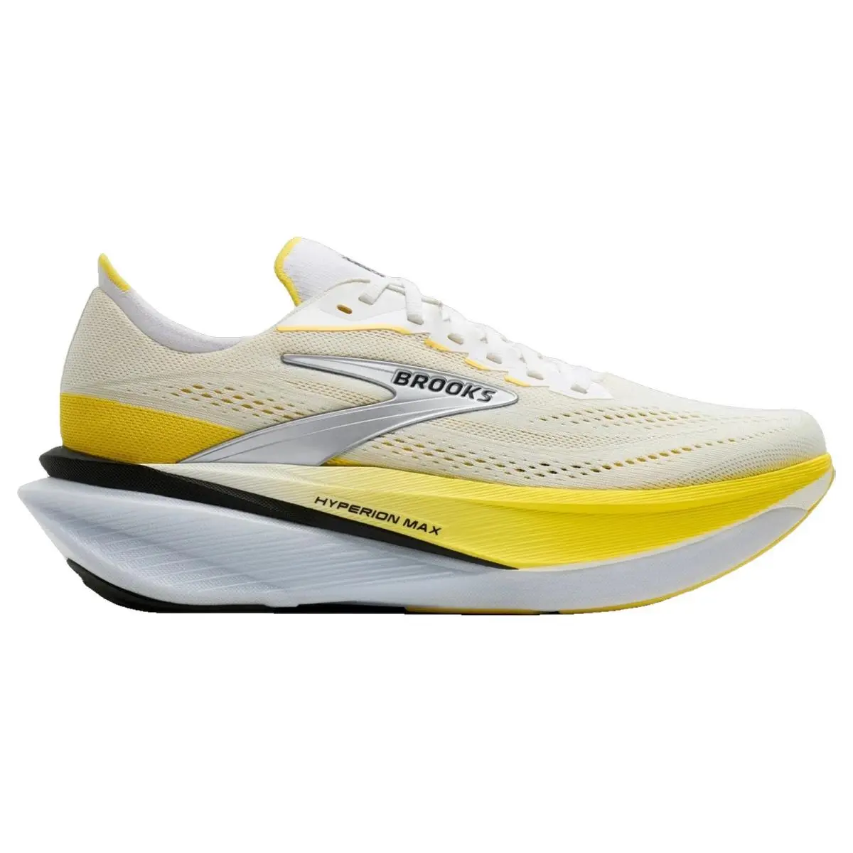 Brooks shoes - Brooks Hyperion Max 4 - Hyperion Max - 1104981D197 - White/Yellow/Black 8