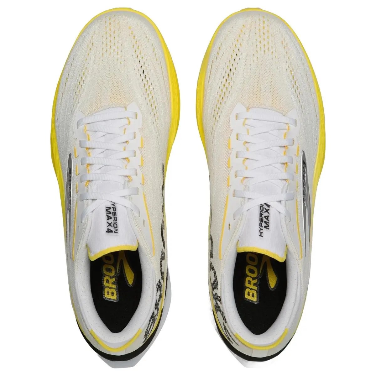 Brooks shoes - Brooks Hyperion Max 4 - Hyperion Max - 1104981D197 - White/Yellow/Black 9