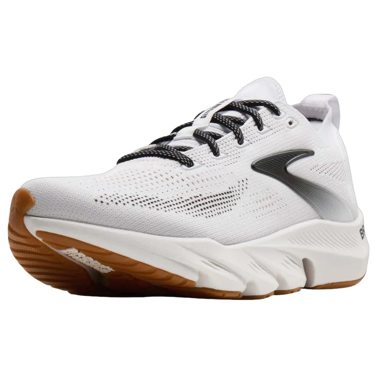 Brooks shoes - Brooks Glycerin Flex - Glycerin Flex - 1104781D187 - White/Black/Biscuit 5