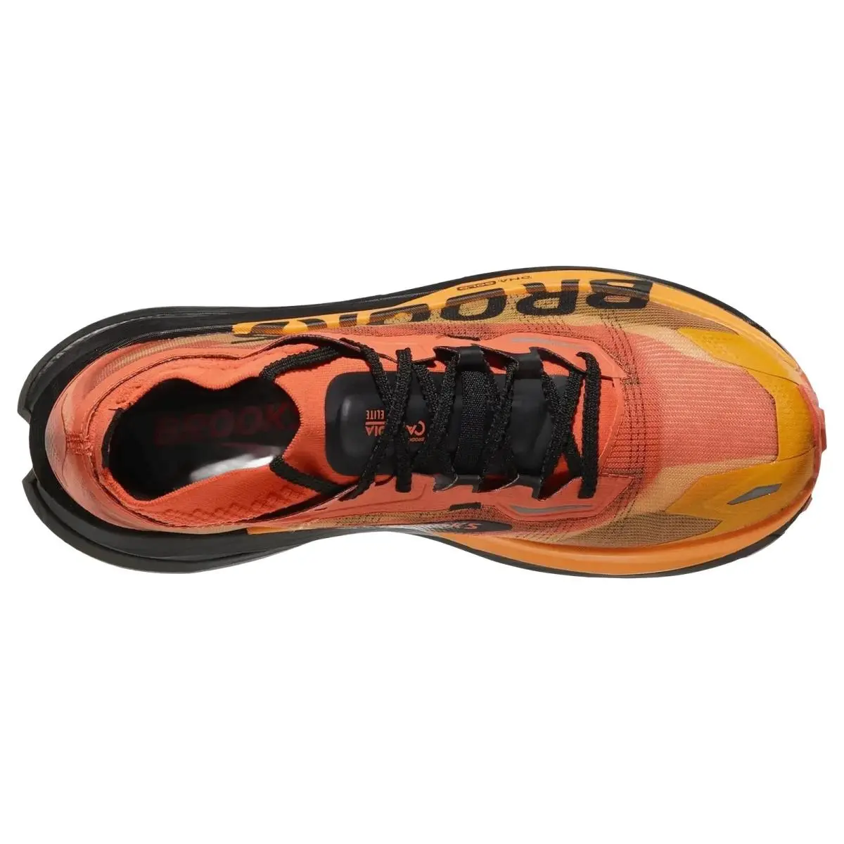 Brooks shoes - Brooks Cascadia Elite - Cascadia Elite - 1000551D622 - Tigerlily/Black/Orange 8