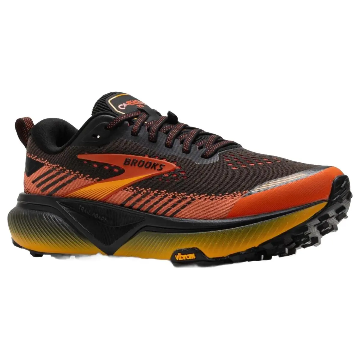 Brooks shoes - Brooks Cascadia 20 - Cascadia - 1104891D016 - Black/Tigerlily/Orange 10