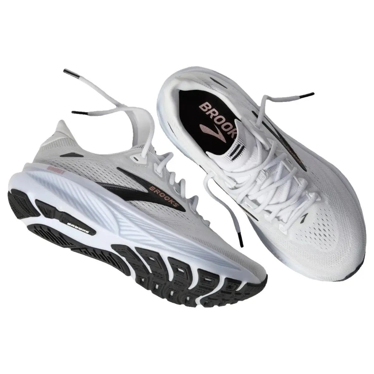 Brooks shoes - Brooks Ghost 18 - Ghost - 1204821B105 - White/Black/RoseGold 15