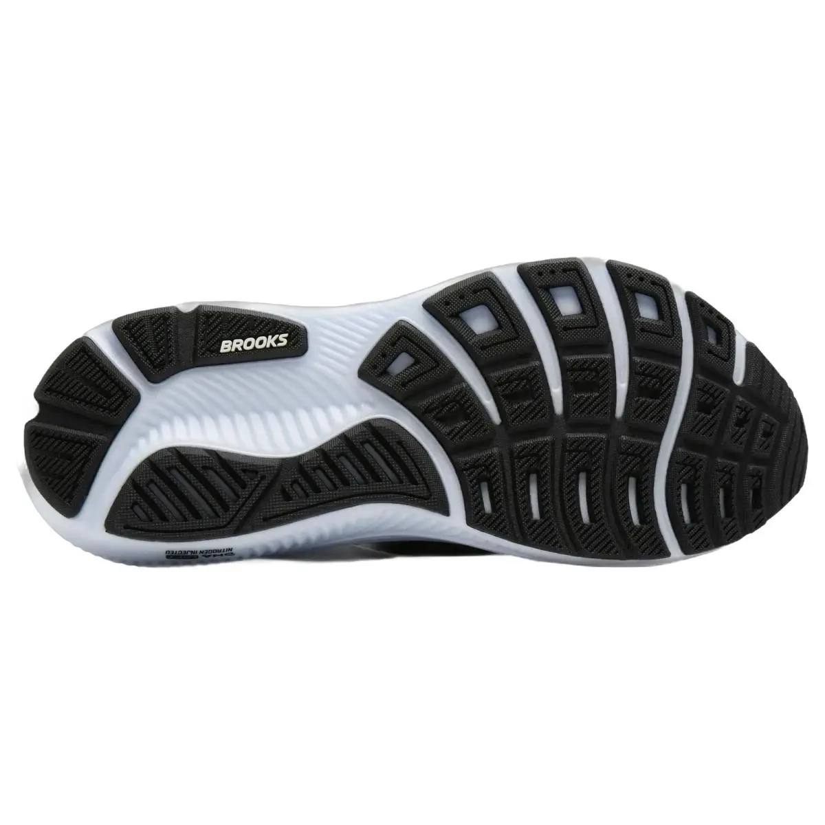 Brooks shoes - Brooks Ghost 18 Extra Wide - 1104931D090 - Black/Grey/White 1