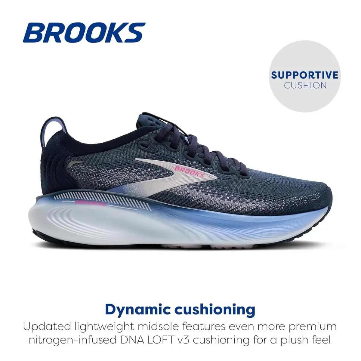 Brooks shoes - Adrenaline GTS 25 - Adrenaline GTS - GTS 25 - Spellbound/Blazing Bell/Pink 0