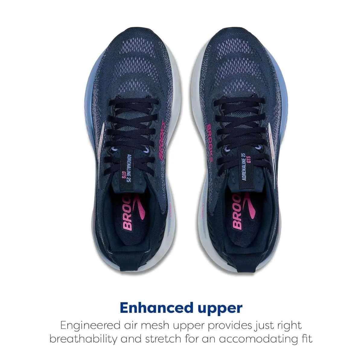Brooks shoes - Adrenaline GTS 25 - Adrenaline GTS - GTS 25 - Spellbound/Blazing Bell/Pink 2