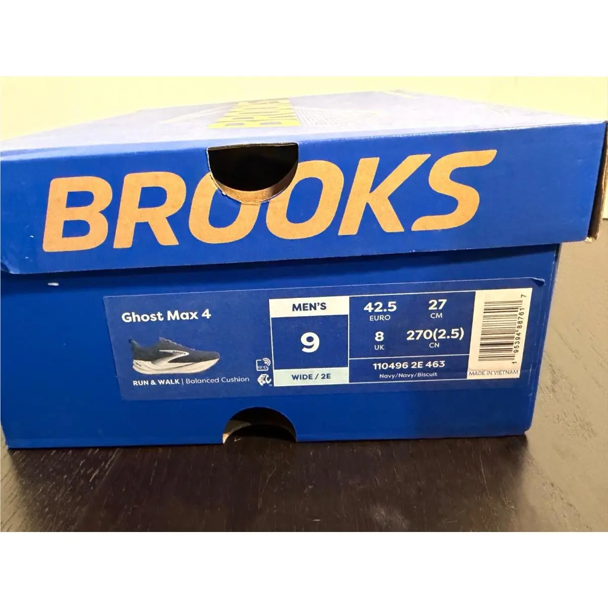 Brooks shoes - Brooks Ghost Max - Ghost Max - Navy, Cream 15
