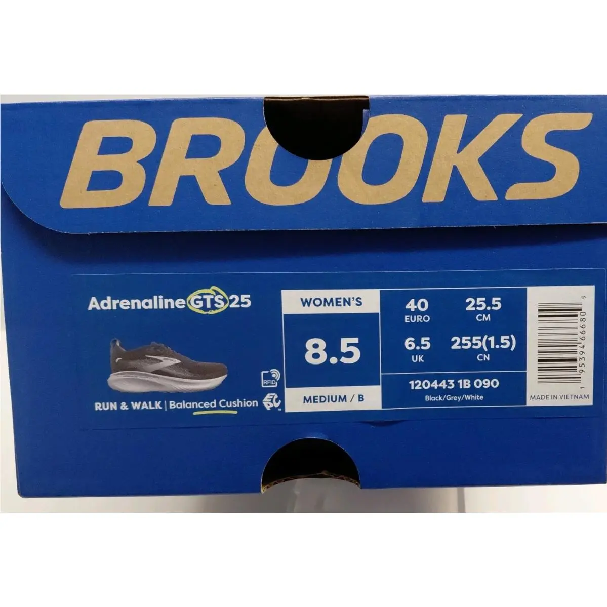 Brooks shoes - Brooks Adrenaline GTS 25 Extra Wide - 120443-2E-090 - Black 9