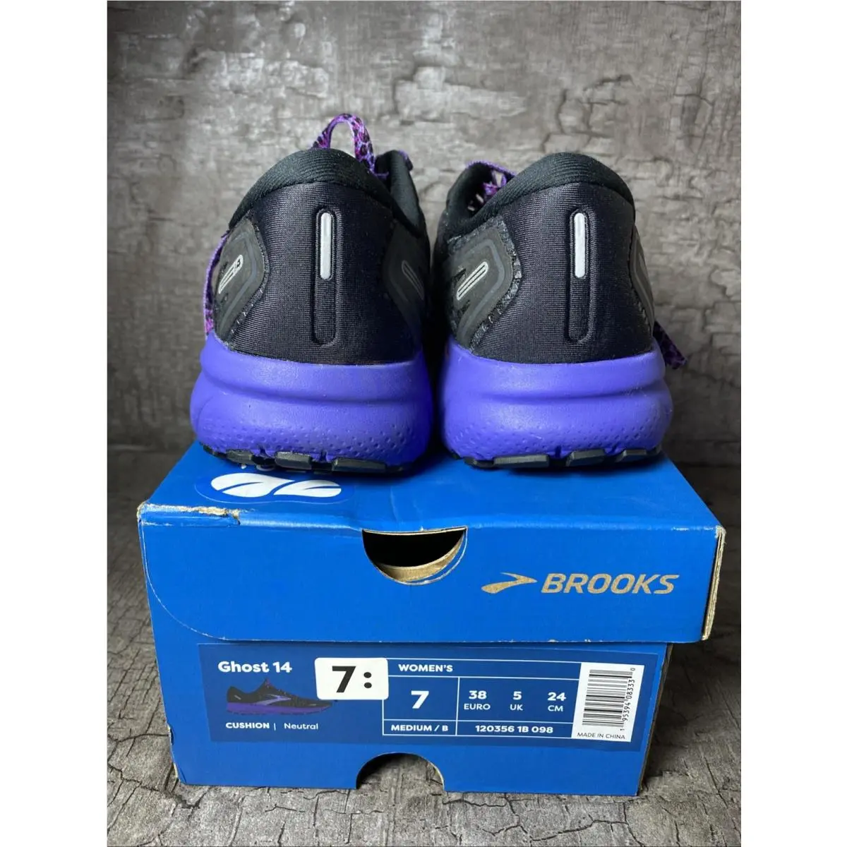 Brooks shoes - Brooks Ghost 14 - Ghost - 1203561B098 - Purple 0