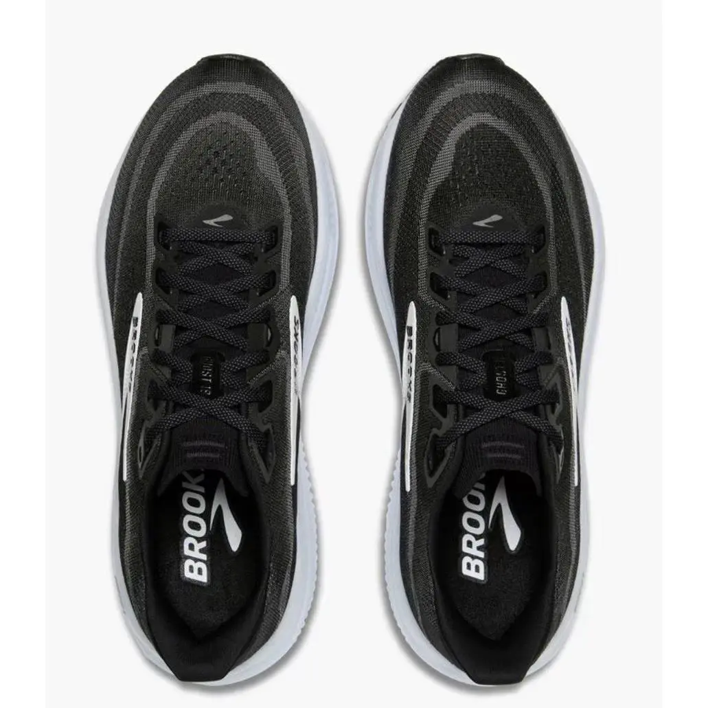 Brooks shoes - Brooks Ghost 18 - Ghost - Black /Gray /White (UPC: 0195394871821) 1