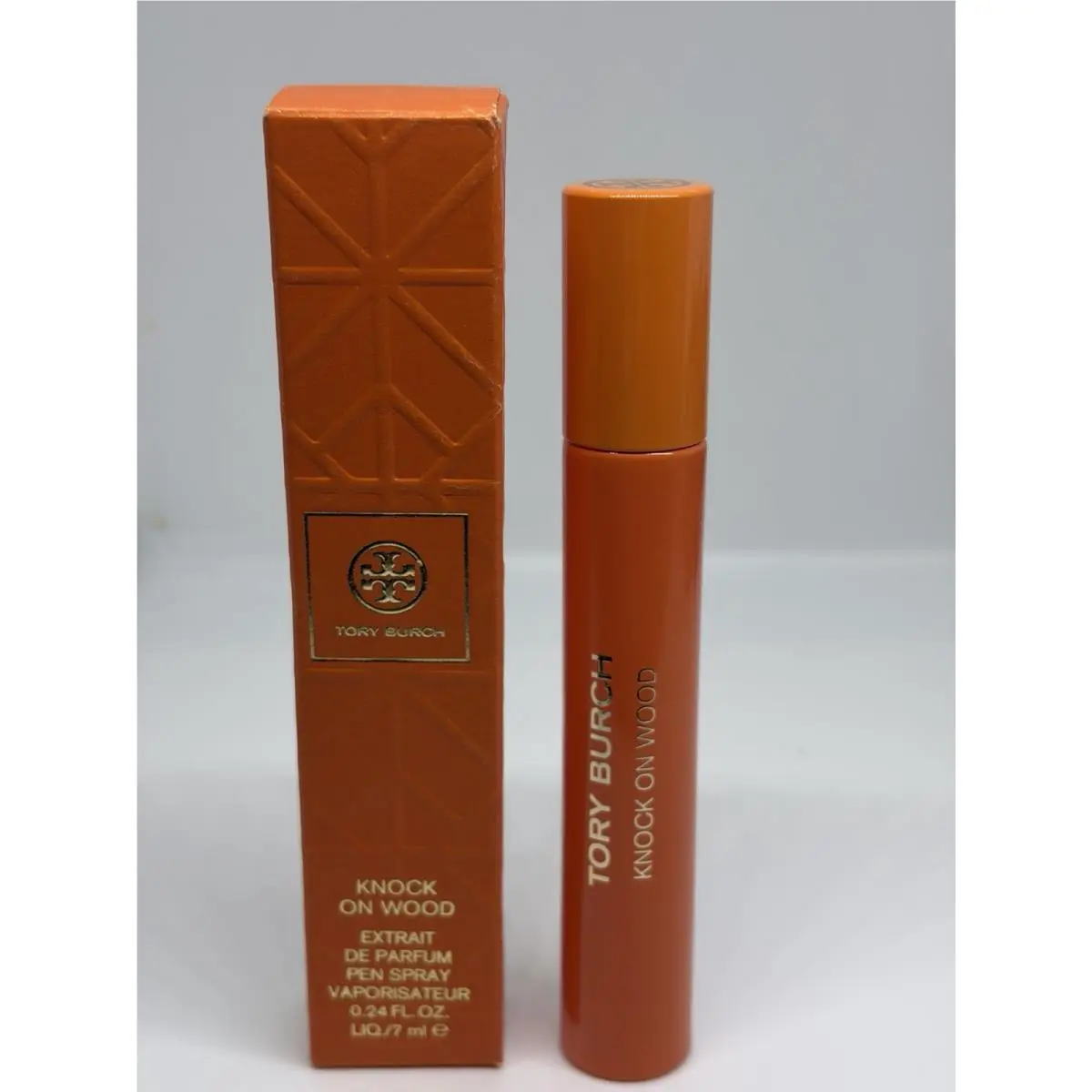 Tory Burch Knock On Wood Extrait de Parfum Pen Spray Perfume 0.24 oz Rare