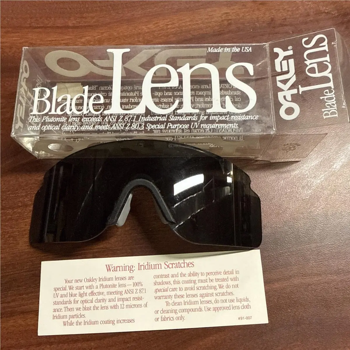 Vintage  Blades Lens Plutonite by Oakley