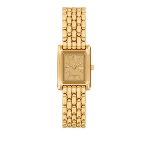 Petite Essex Gold Dial Rectangular Women`s Watch MK4997 by Michael Kors