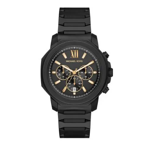 Prescott Black Dial Strap 44mm Men`s Watch MK9252 by Michael Kors