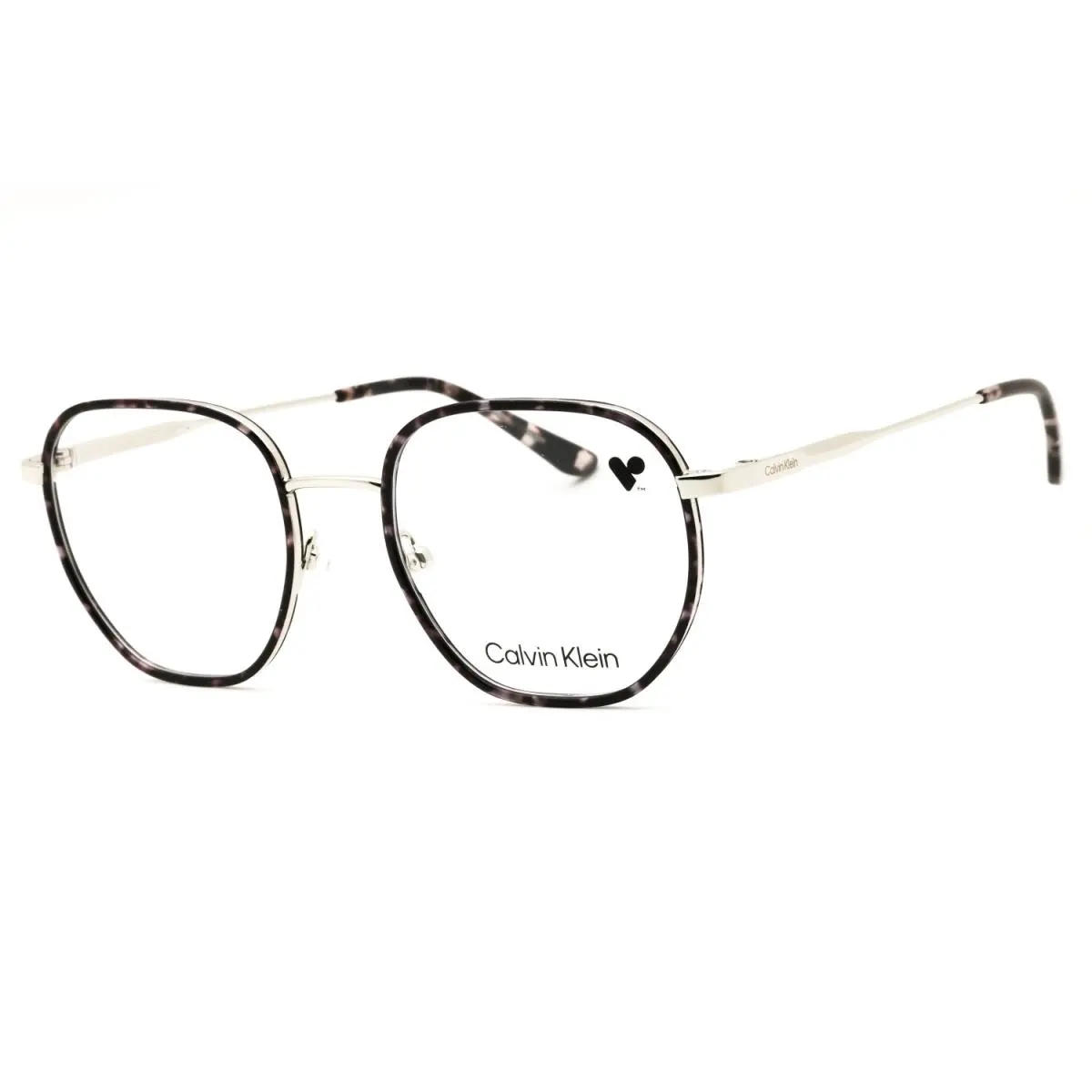 CK24113N 025 Eyeglasses Gray Havana Frame 50mm by Calvin Klein