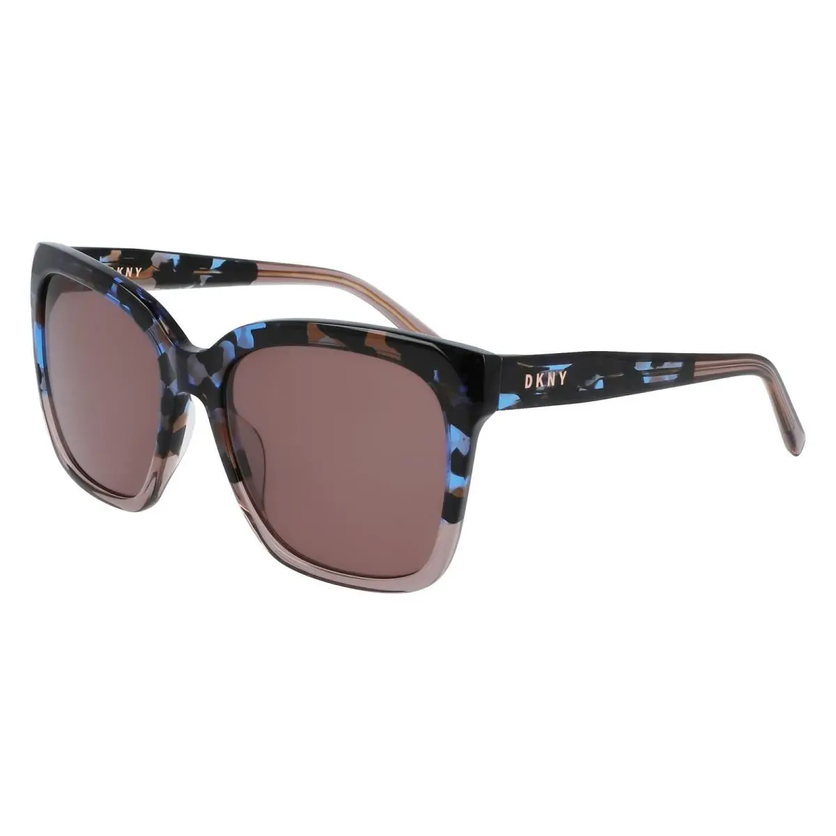 Dkny DK 534 S N Crystal Mink/blue/bk Tortoise 270 Size 56 Sunglasses by DKNY