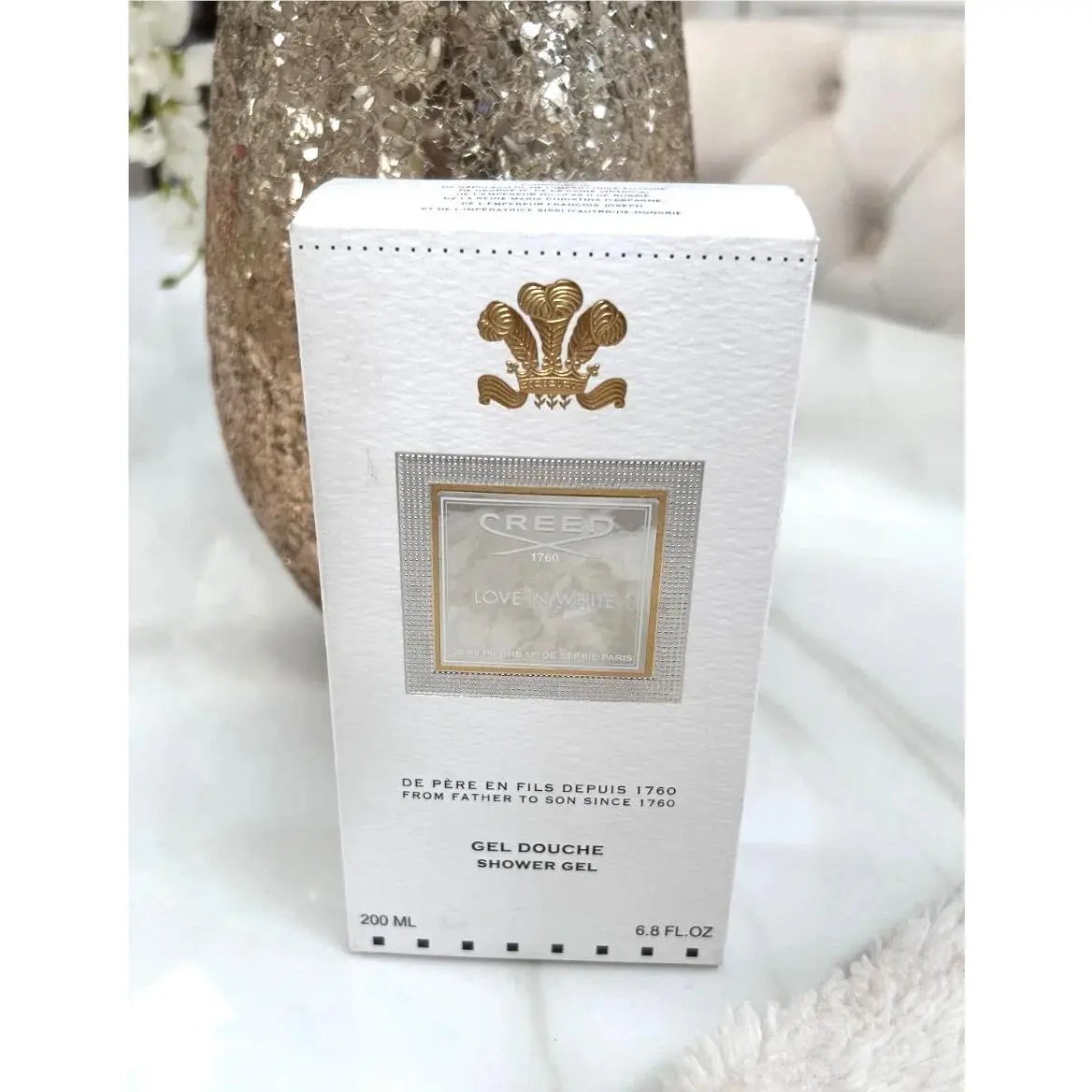 Love in White 200ml/6.7oz Shower Gel Women Luxury Fragrance by Creed