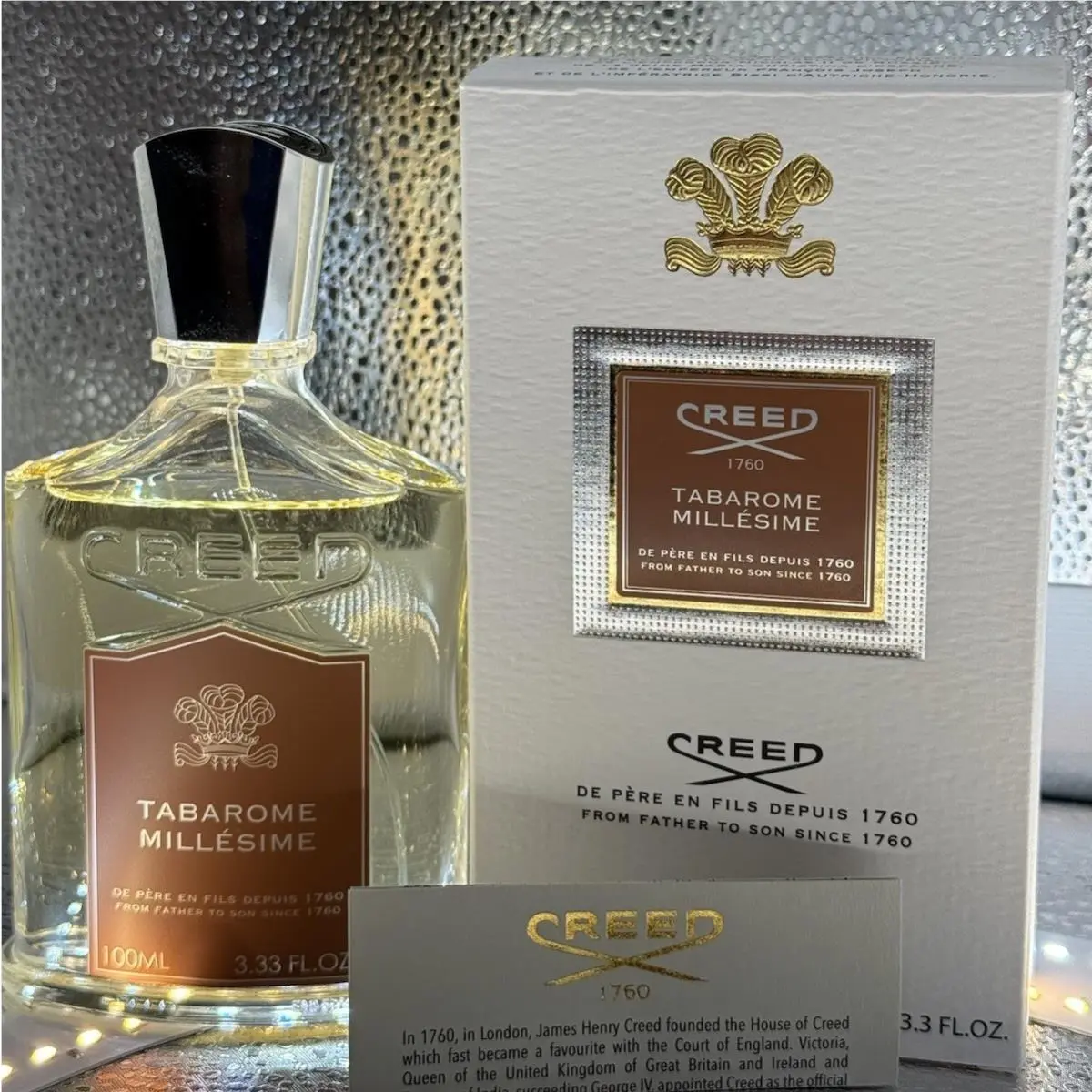 Tabarome Millésime Eau de Parfum 100ml 3.33oz Batch C3818B01 by Creed