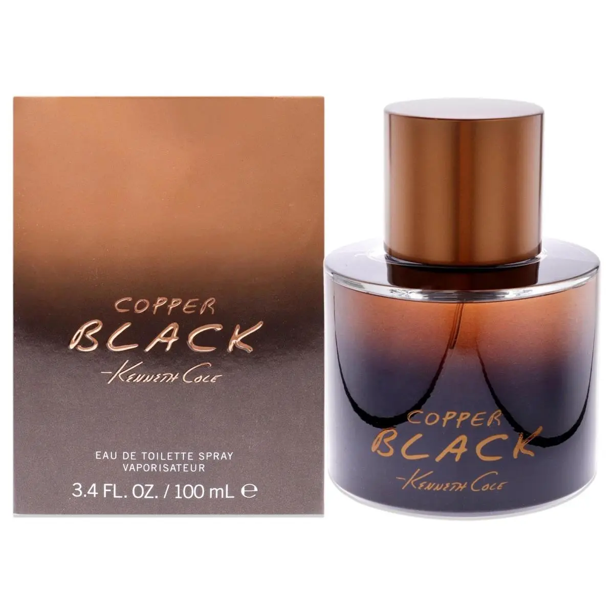 Copper Black  Eau De Toilette Spray 3.4 oz For Men by Kenneth Cole
