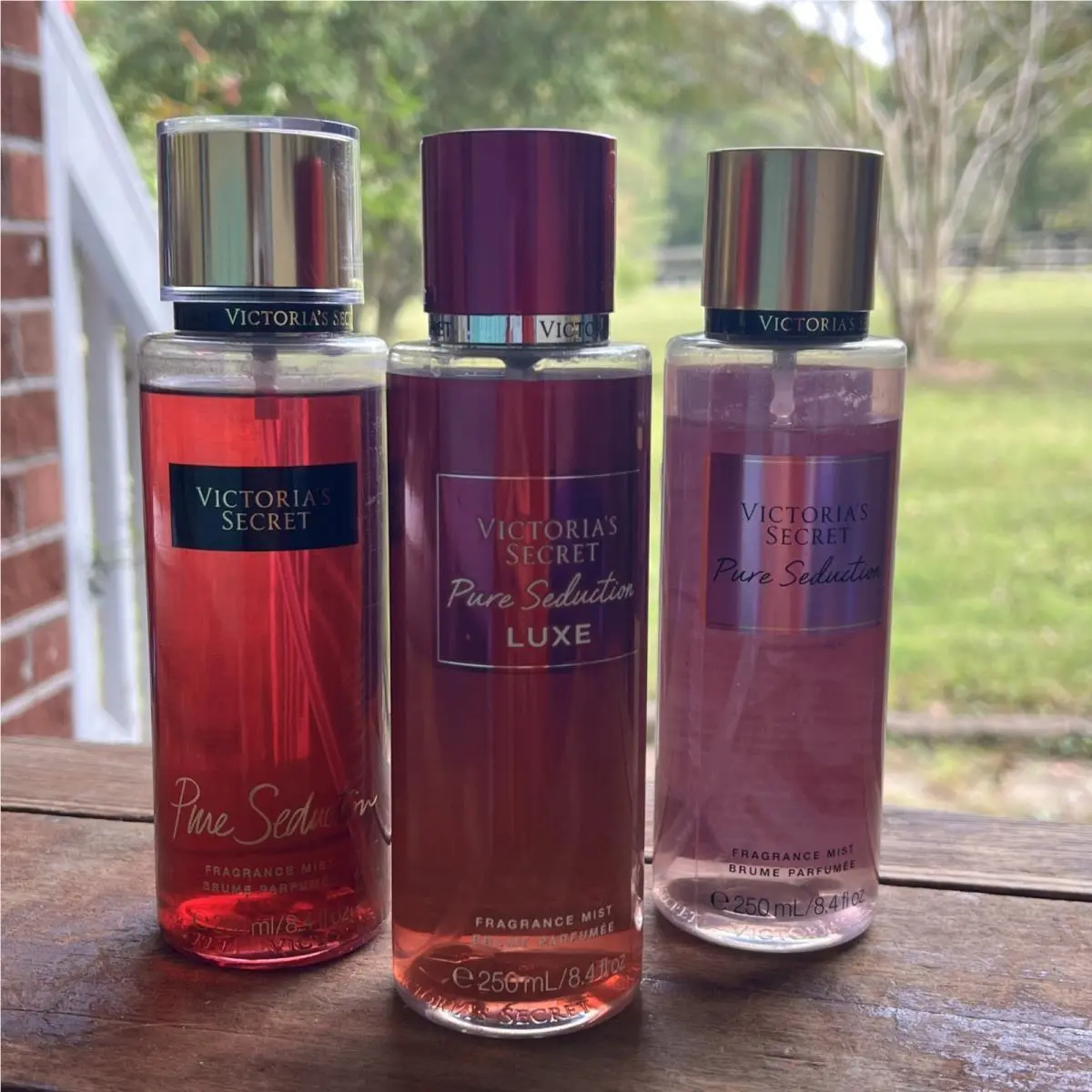Victoria’s Secret Pure Seduction Fragrance Mist Lot of 3 250ml 8.4oz