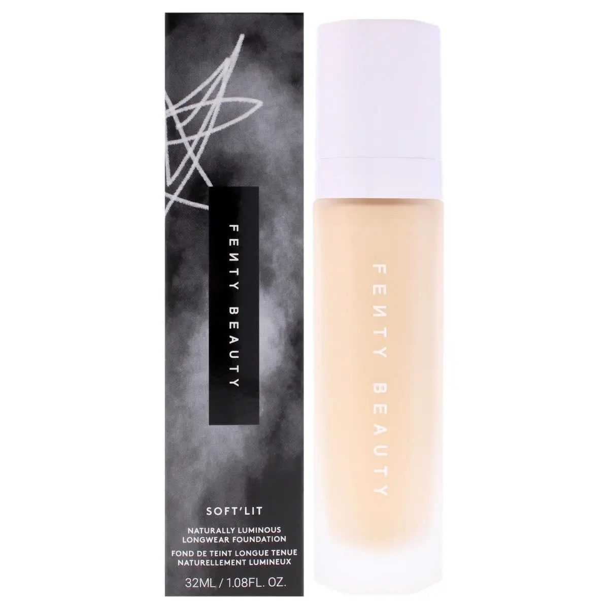 Soft Lit Naturally Longwear Foundation-130 Light Warm Olive-1.08 oz by Fenty Beauty