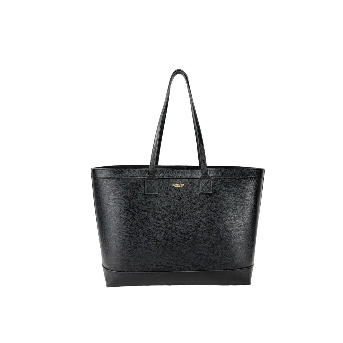 Medium London Leather Tote Bag by Burberry