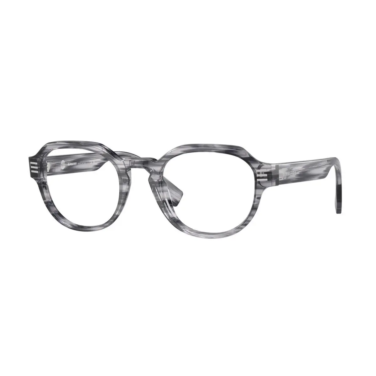 BE 2386 Striped Grey 4097 Size 49 Eyeglasses by Burberry