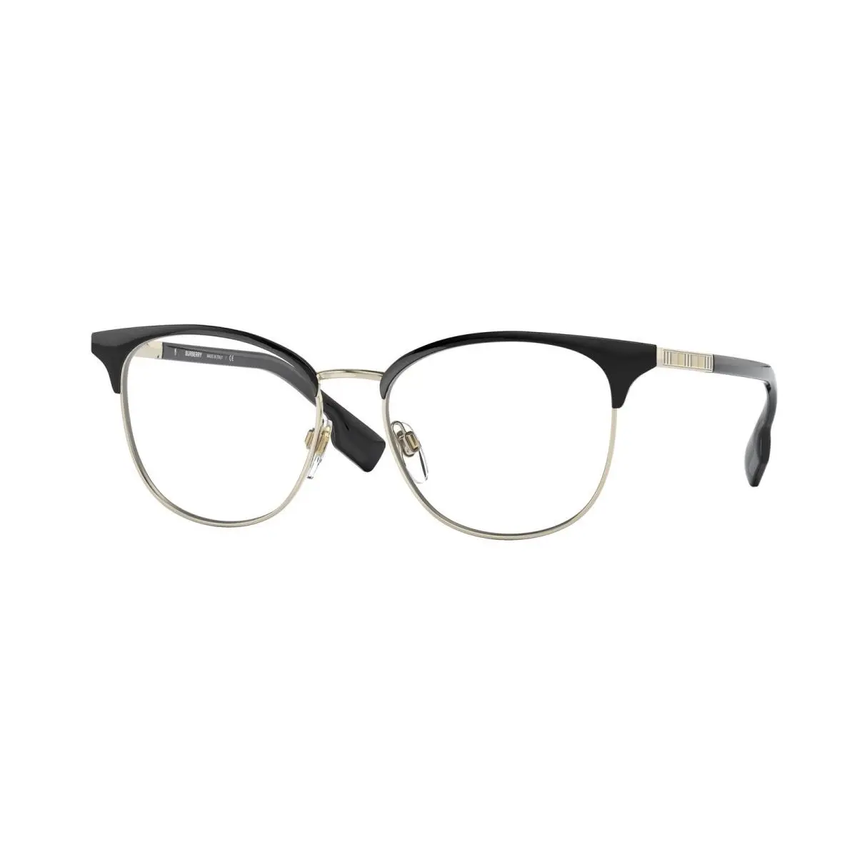 BE 1355 Sophia Light Gold/black 1109 Size 52 Eyeglasses by Burberry